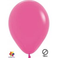 50 ballons latex ''Fuchsia'' 13 cm