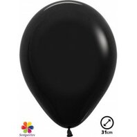 50 Ballons latex ''Noir'' 31 cm