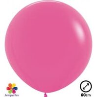 Ballon latex ''Fuchsia'' 60 cm