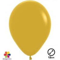 50 Ballons latex ''Moutarde'' 13 cm