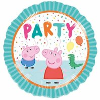 Ballon alu 45cm Peppa pig George & Dino