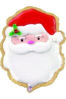 Ballon alu ''Biscuit Père Noël''