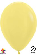 50 Ballons latex ''Jaune Satin'' 13 cm