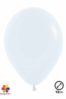 50 Ballons latex ''Blanc'' 13 cm