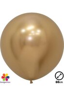 Ballon latex ''Reflex Gold'' 60cm