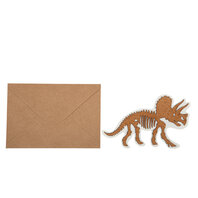 Invitations Dino White & Kraft Invitations Dino White & Kraft