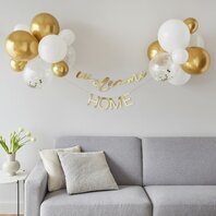 Kit guirlande et ballons ''Welcome HOME''