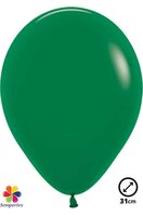 50 Ballons latex ''Vert forêt'' 31cm