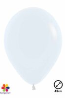 25 Ballons Latex blancs 45cm