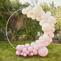Arche de Ballons ''Pastel pink & taupe ''