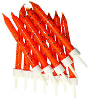 Bougies ''Glitters Orange''