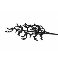 Branche Noire pailletée