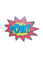 Affiche cartonnée ''Pow'' à louer Affiche cartonnée ''Pow'' à louer