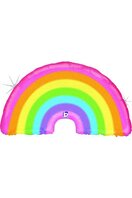 Ballon alu Arc-en-ciel irisé