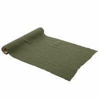 Chemin de table ''Tissage Jacquard KAKI''