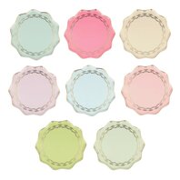 Petites assiettes 8 coloris Ladurée by Meri Meri