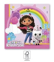 Serviettes Gabby et la maison Magique Serviettes Gabby et la maison Magique