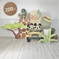 Kit prêt à poser ''Mickey et Minnie Safari''