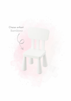 Chaise enfant ''Bambino'' à louer