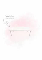 Table enfant ''Blanchette''