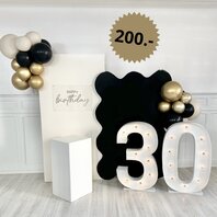 Kit prêt à poser ''Noir & Beige'' à louer