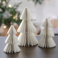 Suspensions de Noël en papier alvéolé