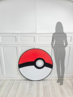 Affiche cartonnée ''Pokéball'' à louer Affiche cartonnée ''Pokéball'' à louer