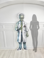 Affiche cartonnée ''Zombie Vert'' à louer Affiche cartonnée ''Zombie Vert'' à louer