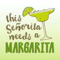 Serviettes "This Señorita needs a Margarita"