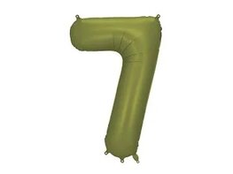 Ballon chiffre 7 Vert Olive