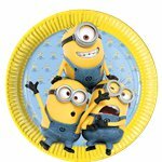 Grandes assiettes Minions