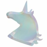 Assiettes licorne irisée