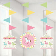 Décorations suspendues carrousel