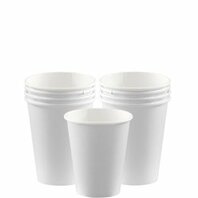 Gobelets blancs 8 pièces