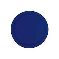 Petites assiettes bleu marine