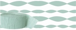 Serpentin crépon vert menthe