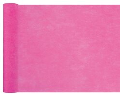 Chemin de table rose foncé