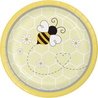 Petites assiettes baby abeilles